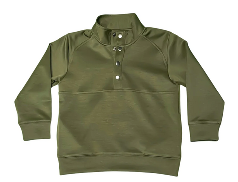 Saltwater Boys Co - Pierce Pullover - Olive