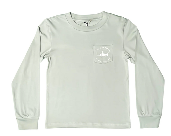 Saltwater Boys Co - Hunting Dog Graphic Tee - Long Sleeve - Mint