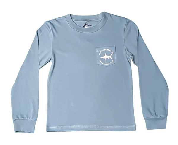 Saltwater Boys Co - Moose Graphic Tee Long Sleeve - Surf
