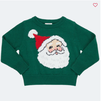 Blue Rooster - Boys oliver Sweater - Evergreen Santa