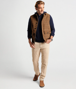 Peter Millar - Suede Greenwich Vest - Birchwood