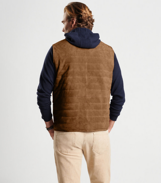 Peter Millar - Suede Greenwich Vest - Birchwood