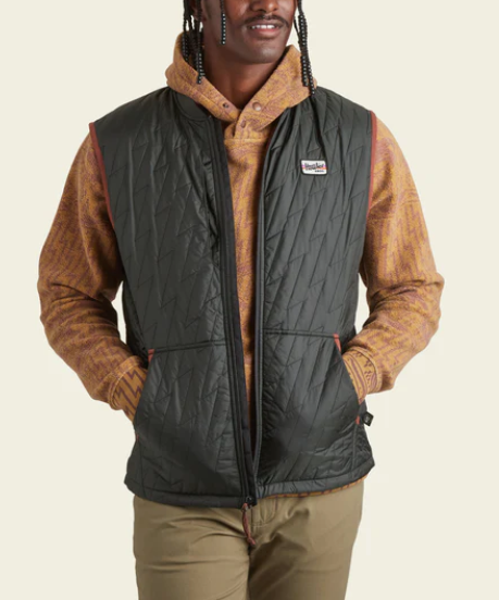 howler bros - Voltage Quilted Vest - Antique Black
