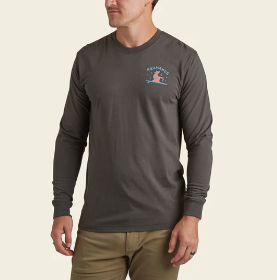 Howler Bros - Select Long Sleeve T - Ocean Offerings - Antique Black