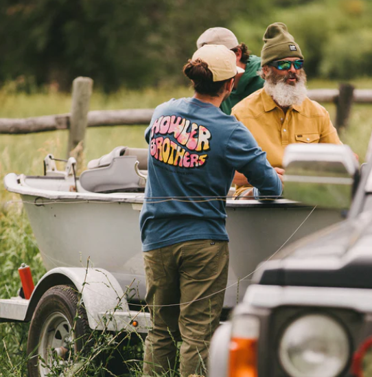 Howler Bros - Select Long Sleeve - Bubble Gum - Key Largo