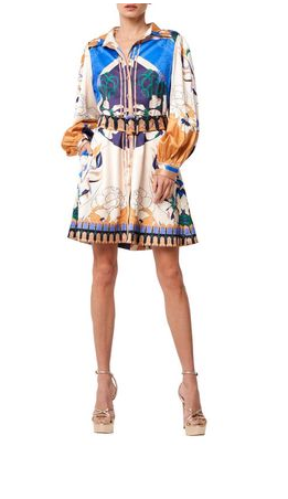 Ciebon - Billy Engineered Long Sleeve Shirt Dress - Cream Annie Jewel and Charlies Ciebon - Billy Engineered Long Sleeve Shirt Dress - Cream Annie Jewel and Charlies