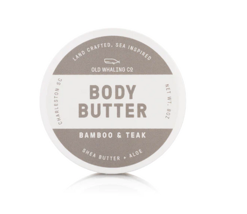 Whaling Company - Bamboo & Teak Travel Size Body Butter 2 oz.