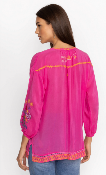 Johnny Was - Fuchsia Zadonia Blouse - Fatima