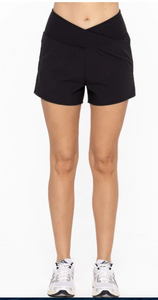 Crossover Running Shorts - Black