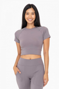 Venice Active Top - Smokey Blue