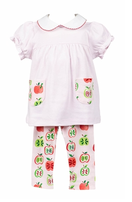 Proper Peony - Gala Apples S/S Tunic Set