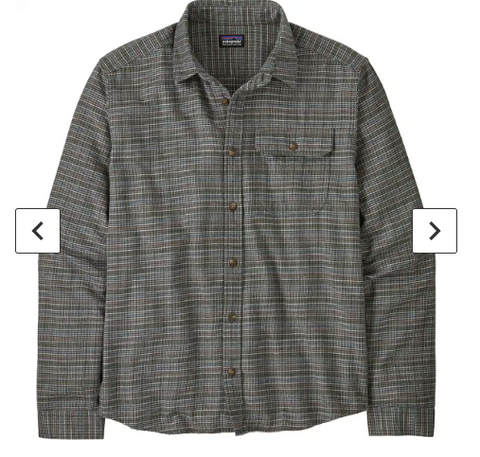 Patagonia - M's L/S Fjord Flannel Shirt - Thermal Blue