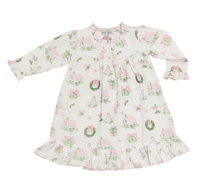 pink and green christmas dress Merry Mint Dress