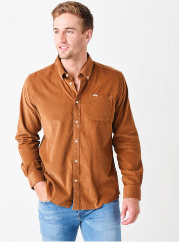 Barbour - Ramsey Cord Shirt - Sandtone