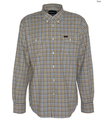 Barbour - Foss Regular Thermo Weave Checked Shirt Blue