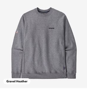 Patagonia - Fitz Roy Icon Uprisal Crew Sweatshirt - Gravel Heather