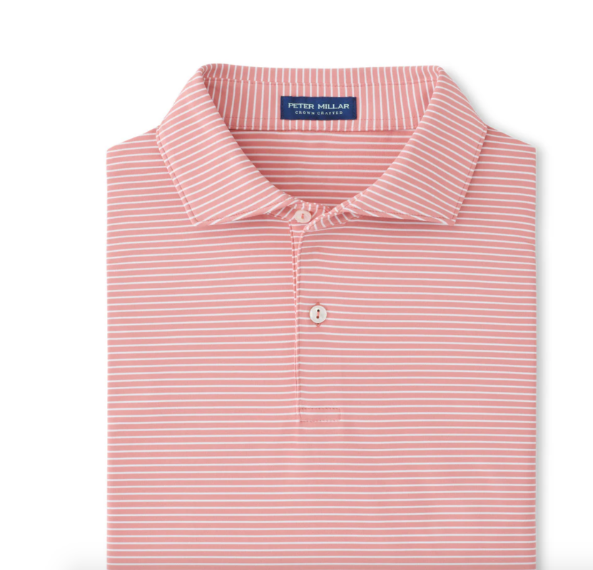 Peter Millar - Ballad Performance Jersey Polo - Pink Crepe