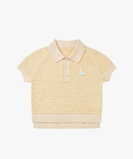 Petite Revery - Knit Short Sleeve Top - Mellow Yellow