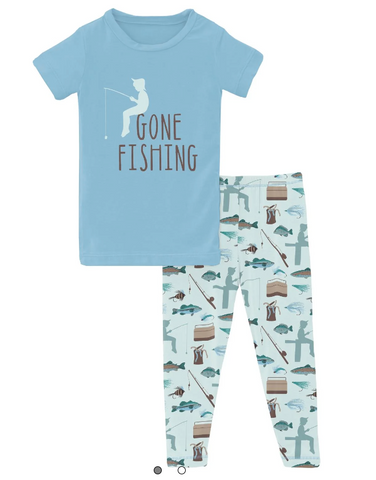 Kickee - Pajama Set - Fresh Air Fishing