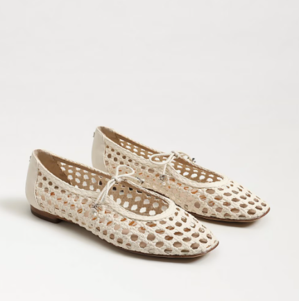 Sam Edelman- Marcie Ballet Flat- Ivory