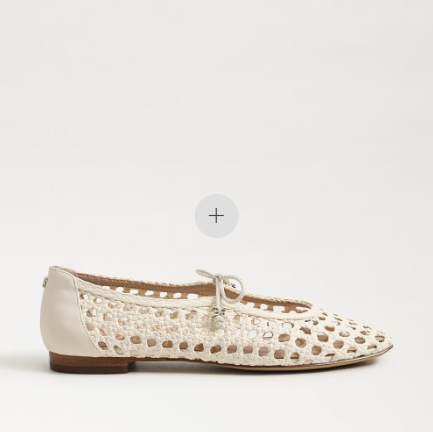 Sam Edelman- Marcie Ballet Flat- Ivory