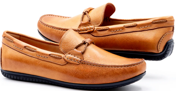 Martin Dingman - Bermuda Braid Loafers - Cappuccino