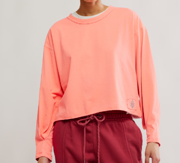 Free People Movement - Inspire Layer - Neon Coral