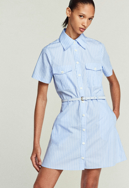 Frame - The Striped Safari Dress - OXBM