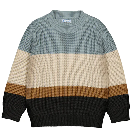 Mayoral - Color-Block Jersey Top - Glacial