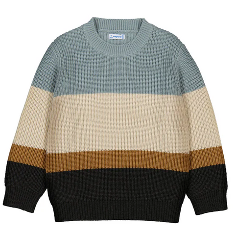 Mayoral - Color-Block Jersey Top - Glacial