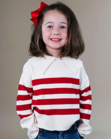 Mayoral - Stripes Sweater - Almond