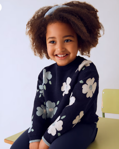 Mayoral - Jacquard Jumper - Petroleum