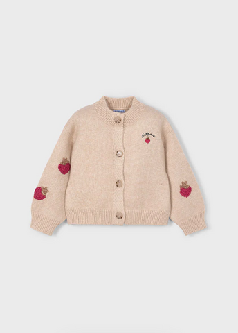 Mayoral - Fantasy Knit Cardigan - Sesame
