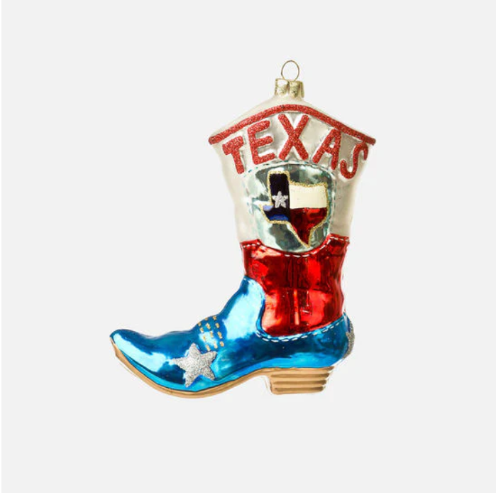 Texas Boot Ornament