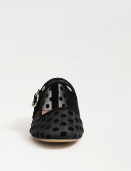Sam Edleman - Micheala Mesh Mary Jane Flat - Black