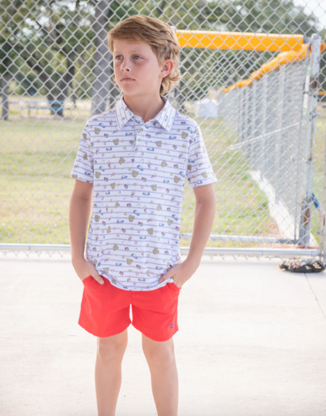 Blue Quail - 7th Inning Stretch Polo Short Sleeve Shirt