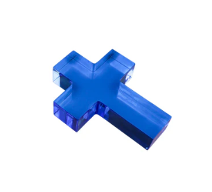 Anne Neilson - Small Cross Acrylic Weight