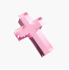 Anne Neilson - Small Cross Acrylic Weight