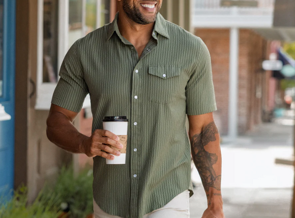 Criquet Short Sleeve Performance Pearl Snap