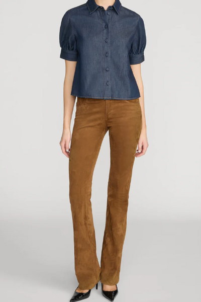 Frame - The Poise Top - Rinse