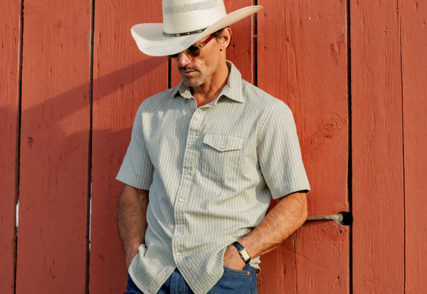 Criquet Short Sleeve Performance Pearl Snap