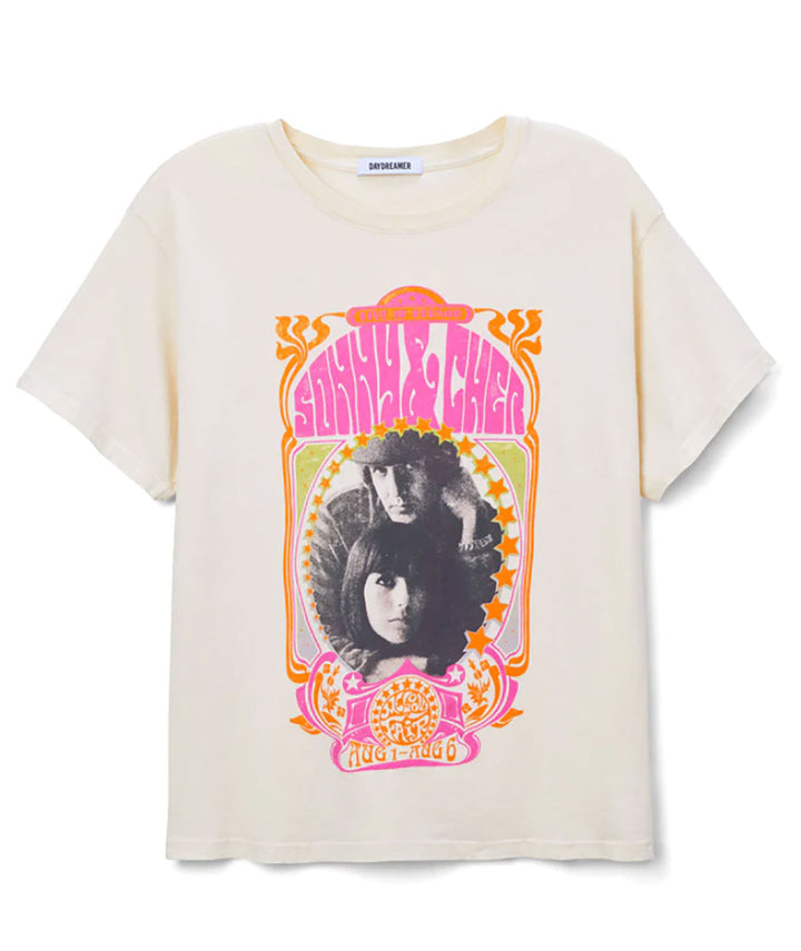 Daydreamer - Sonny & Cher Melody Fair Boyfriend Tee Stone Vintage