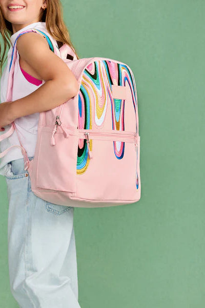 State- Kane Double Pocket Backpack- Paint Wave