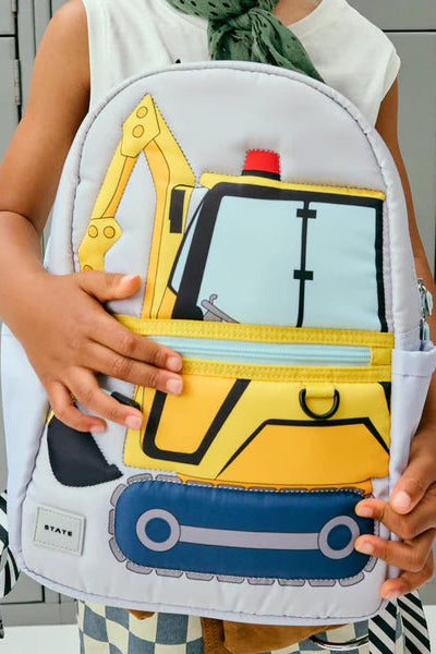 State- Kane Mini Backpack- Construction Truck