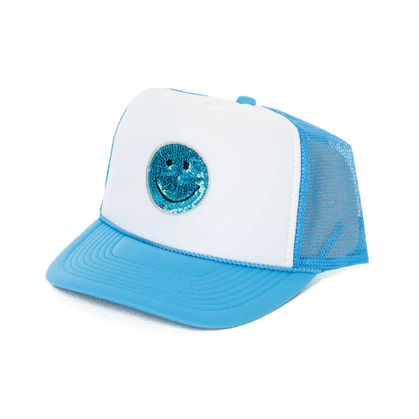 Malibu Sugar - Trucker Hat w/ Happy Face Patch