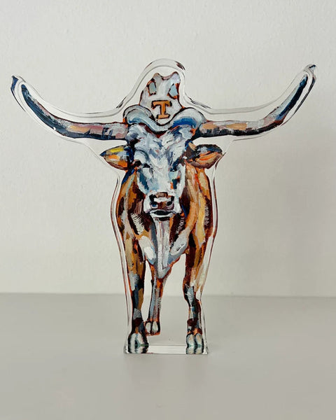 Chelsea McShane - Texas Longhorn Acrylic Cutout Large