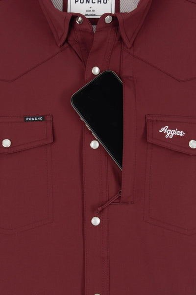 Poncho - The Aggie - Maroon