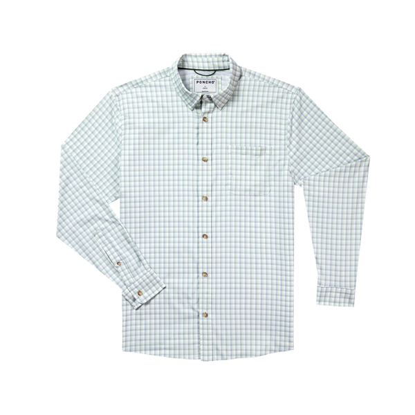 Poncho - The Skipjack - Green Plaid