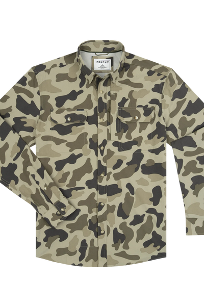Poncho - The Zenaida - Duck Camo