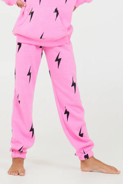 Vintage Havana - Pink w/ Black Lightning Bolts Set